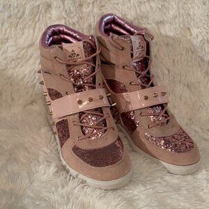 Groove - Size 8 Pink/Pink Sparkle